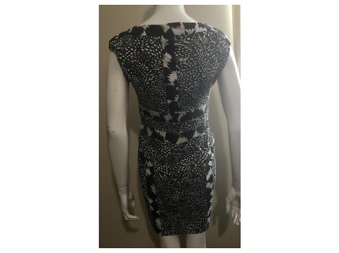 Abito Stirling in seta Diane Von Furstenberg Multicolore Argento - vista 4