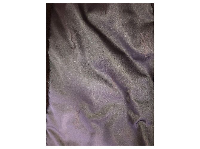 Abrigo de visón Yves Saint Laurent Negro Avellana - vista 4