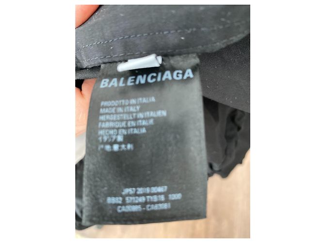 Chaqueta Balenciaga de algodón negro - vista 3