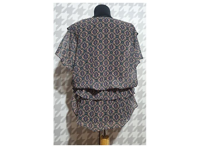 Camicetta Maison Scotch Multicolore Poliestere M - vista 3