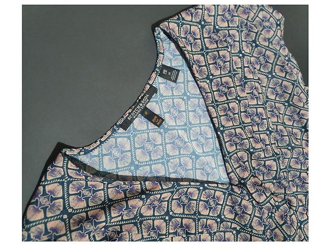 Camicetta Maison Scotch Multicolore Poliestere M - vista 4