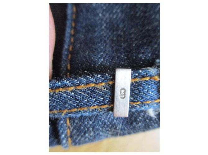 DIOR, Jeans dritti, US 33 Blu navy - vista 3