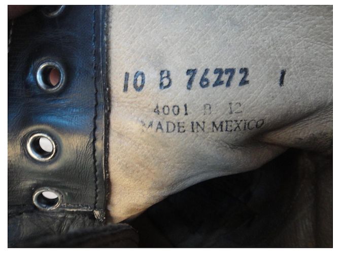 Botas Frye modelo Veronica Combat p 40,5 Negro - vista 8