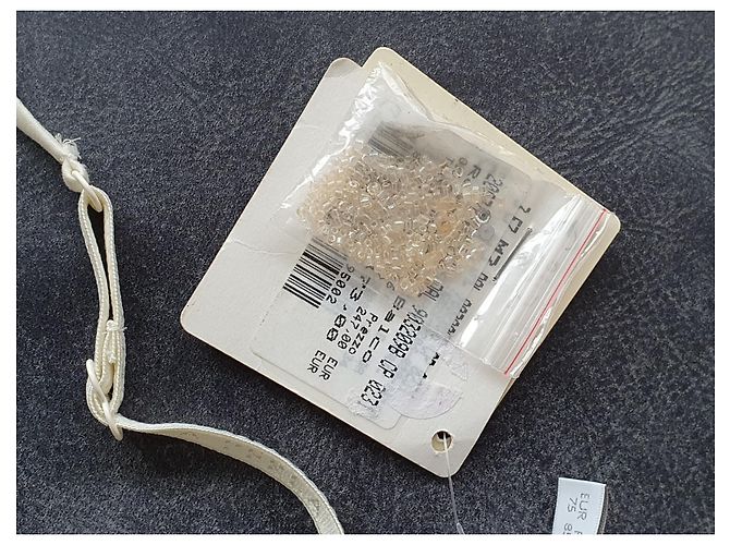 Reggiseno di lusso La Perla / pizzo e perle - vista 2