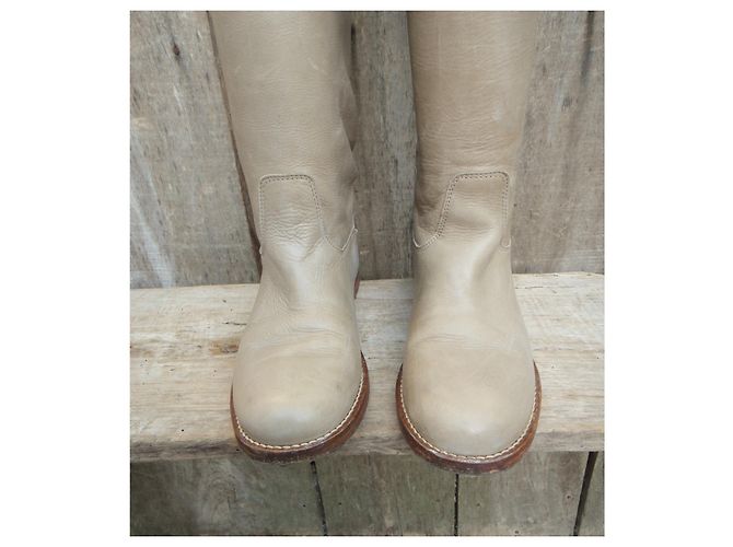 Autre Marque botas blandas Shabbies Amsterdam p 36 Beige - vista 3
