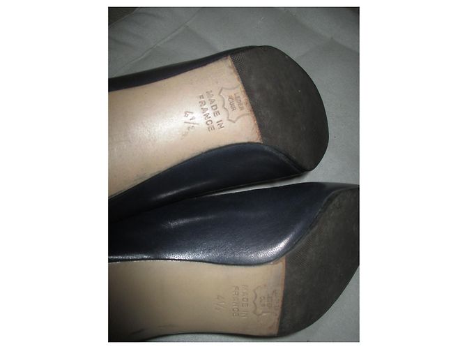 Décolleté JB Martin in pelle blu navy 37.5 - vista 6