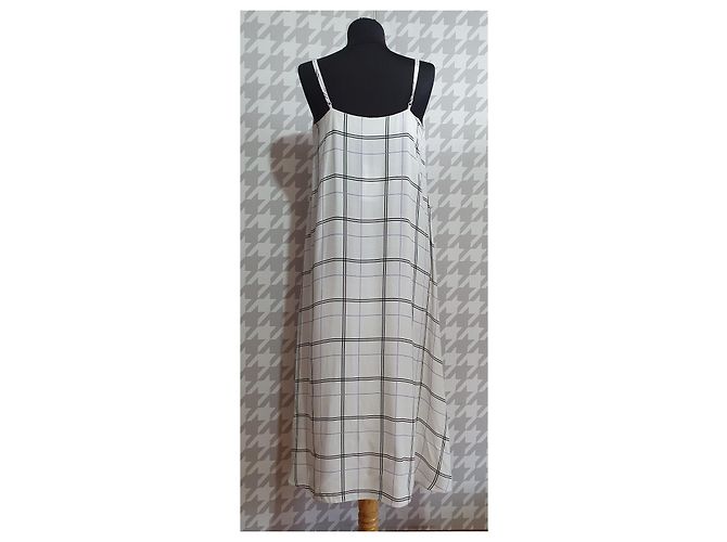 Dagmar Madison Kleid Weiß Karo Mehrfarben - Ansicht 4