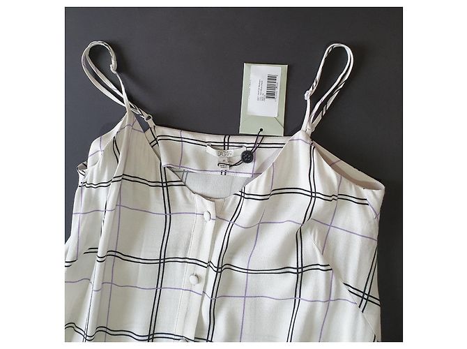 Dagmar Madison Kleid Weiß Karo Mehrfarben - Ansicht 6