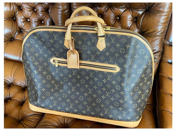 Louis Vuitton BORSA DA VIAGGIO ALMA GRANDE Beige - vista 4