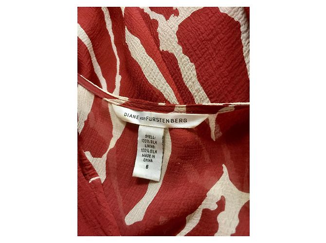 Vestido Riah de seda Diane von Furstenberg estampado abstracto Multicolor - vista 3