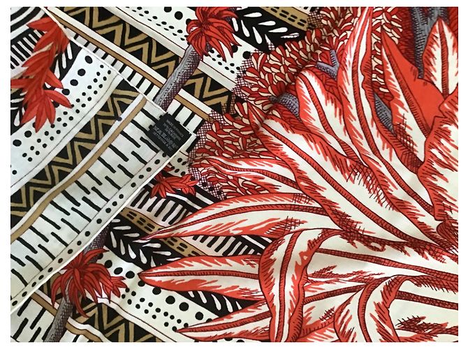 Hermès Scialle "atto III svene I la radura" Rosso - vista 12