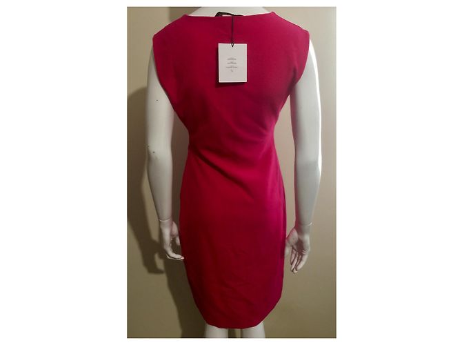 Diane Von Furstenberg DvF Megan Kleid in Fuchsia Fuschia - Ansicht 3