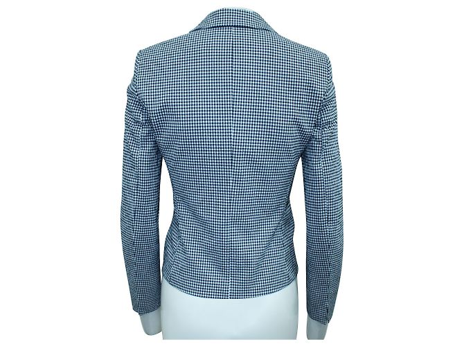Hugo Boss Blue Checked Blazer - view 3