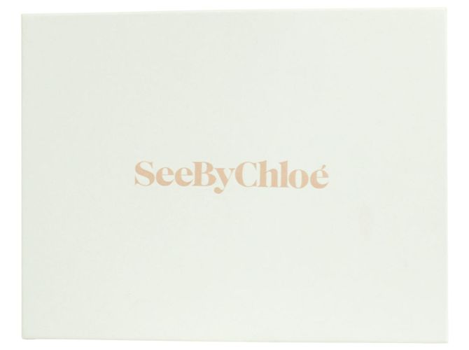 See by Chloé Creme e Brown Block Heels - vista 6