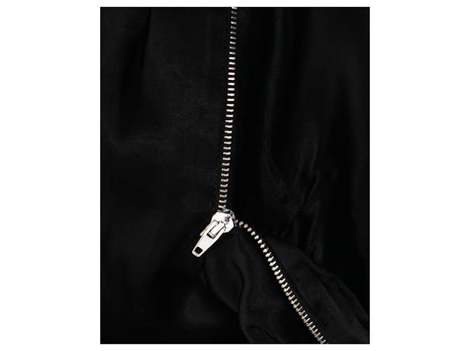 Hussein Chalayan Top negro con cremallera - vista 4