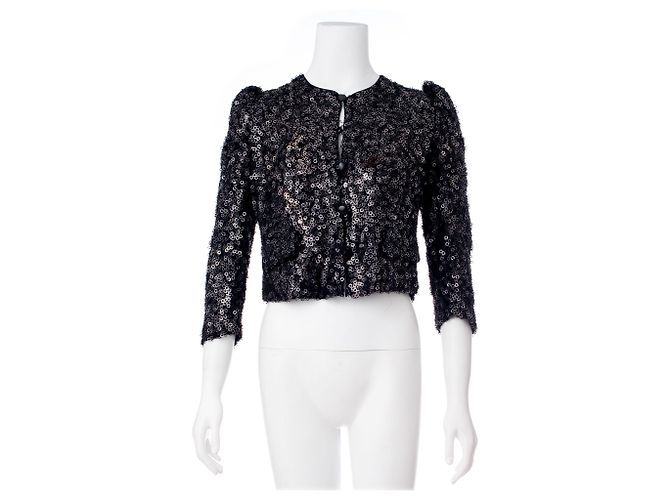 Robert Rodriguez Giacca corta con paillettes Metallico - vista 2