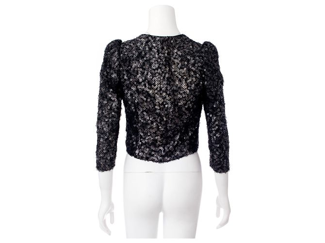 Robert Rodriguez Giacca corta con paillettes Metallico - vista 3