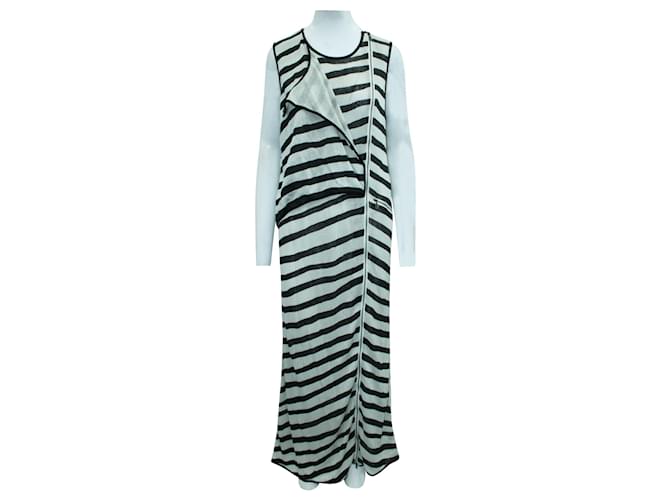 Sass & Bide Gestreiftes Maxikleid Weiß - Ansicht 2