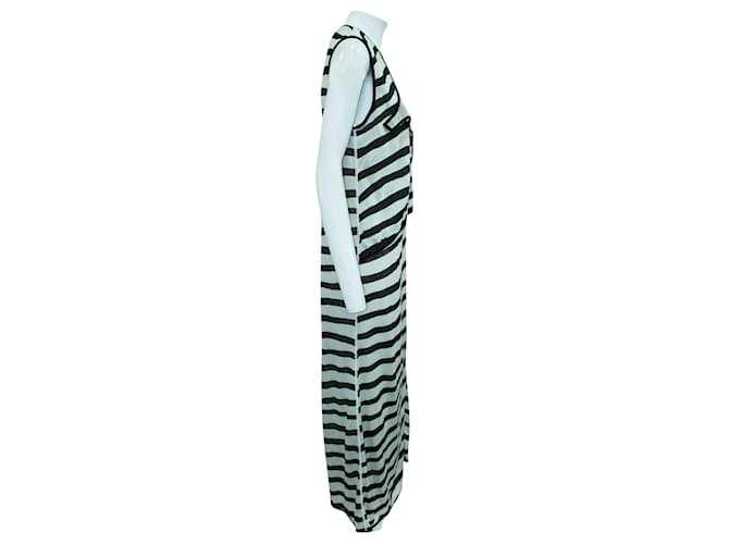 Sass & Bide Gestreiftes Maxikleid Weiß - Ansicht 4