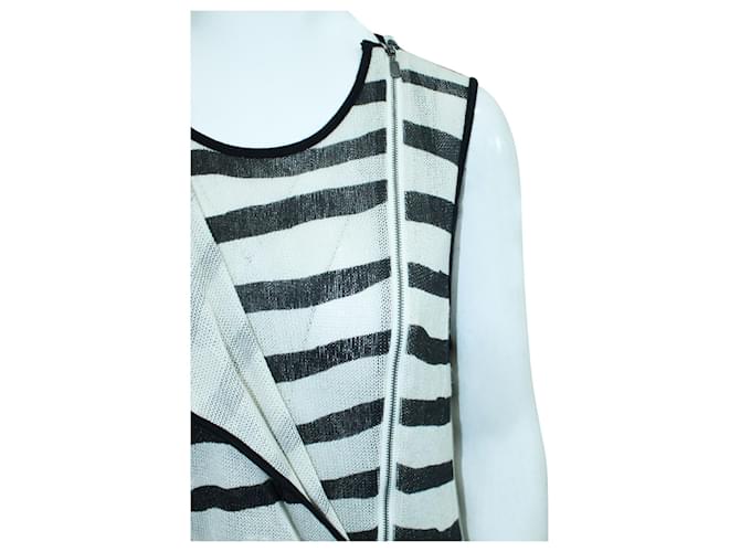 Sass & Bide Gestreiftes Maxikleid Weiß - Ansicht 5