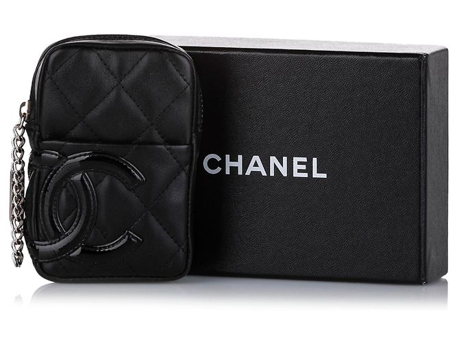 Borsa Chanel in pelle nera Cambon Ligne Nero - vista 7