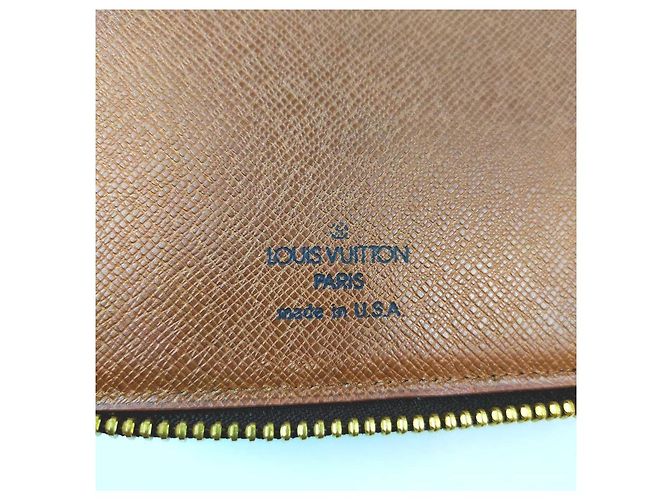 Louis Vuitton Pochette grande per organizer con cerniera e monogramma - vista 10