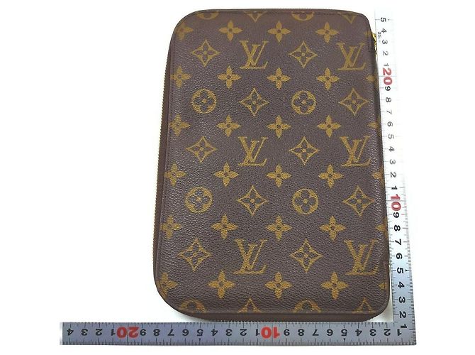 Louis Vuitton Pochette grande per organizer con cerniera e monogramma - vista 6