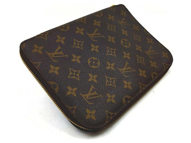 Louis Vuitton Pochette grande per organizer con cerniera e monogramma - vista 9