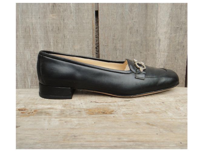 Salvatore Ferragamo p mocassini 35 Nero - vista 3