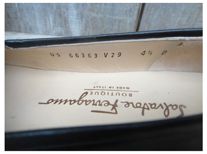 Salvatore Ferragamo p mocassini 35 Nero - vista 6