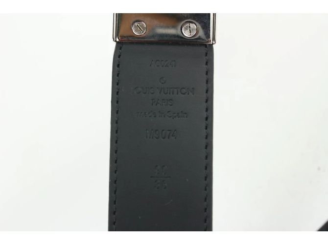 Slender Louis Vuitton 90/36 Reversible Damier Graphite 35mm schmaler Gürtel - Ansicht 10