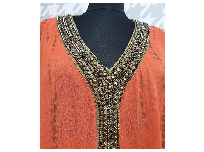 Michael Kors Bluse Orange Viskose - Ansicht 3