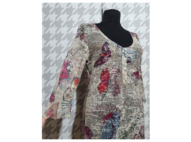 Túnica Odd Molly de Viscose Multicor - vista 2