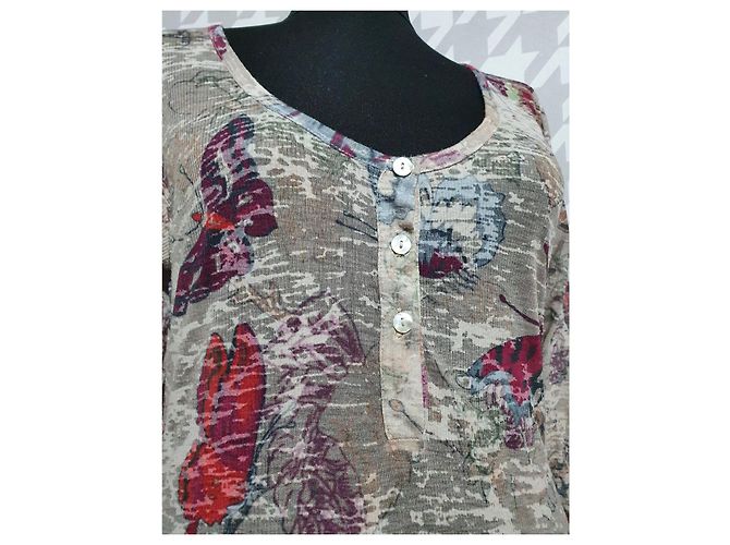 Túnica Odd Molly de Viscose Multicor - vista 3