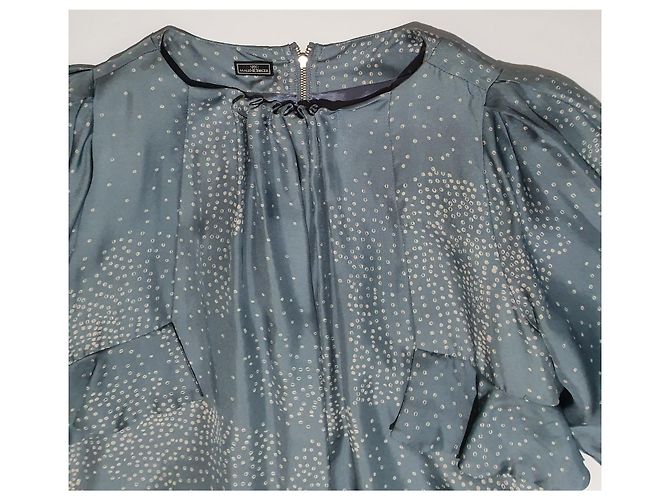 Vestido de seda Quinn By Malene Birger azul - vista 4