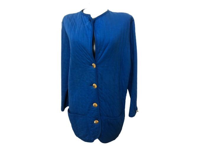 Jaqueta acolchoada Yves Saint Laurent azul - vista 11