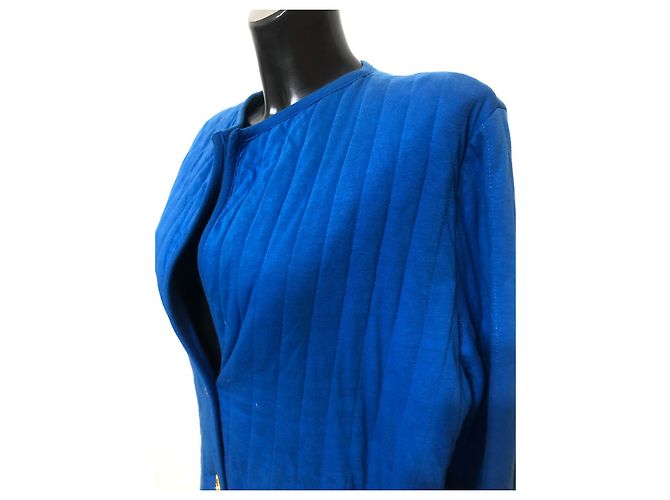 Jaqueta acolchoada Yves Saint Laurent azul - vista 3