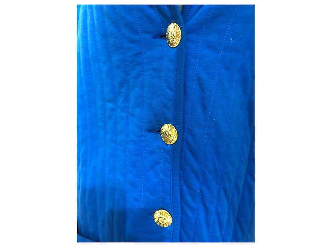 Jaqueta acolchoada Yves Saint Laurent azul - vista 4