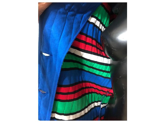 Jaqueta acolchoada Yves Saint Laurent azul - vista 7