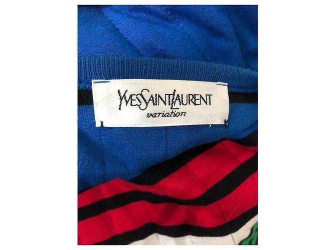 Jaqueta acolchoada Yves Saint Laurent azul - vista 9