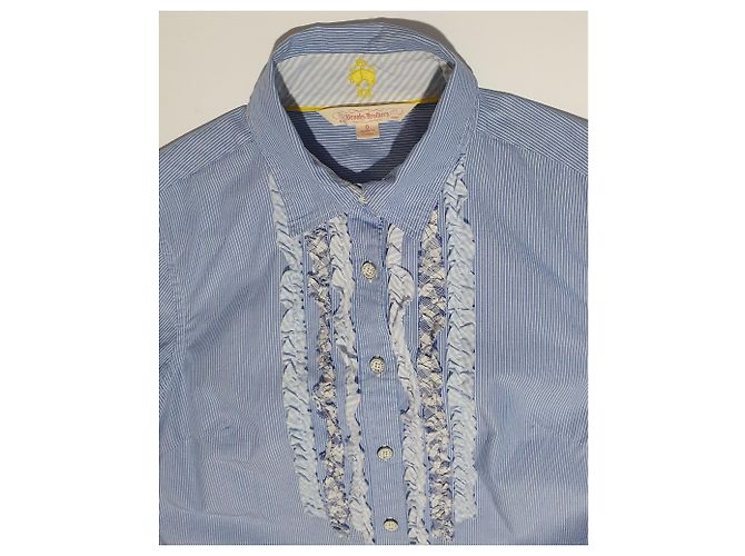 Brook Brothers Camisa Brooks Brothers de algodón a rayas azules - vista 7