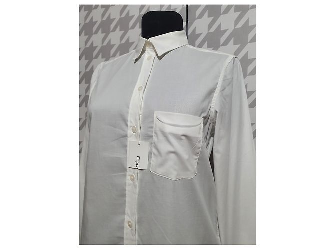 Camisa Filippa K Blanca de Algodón XS Blanco - vista 2