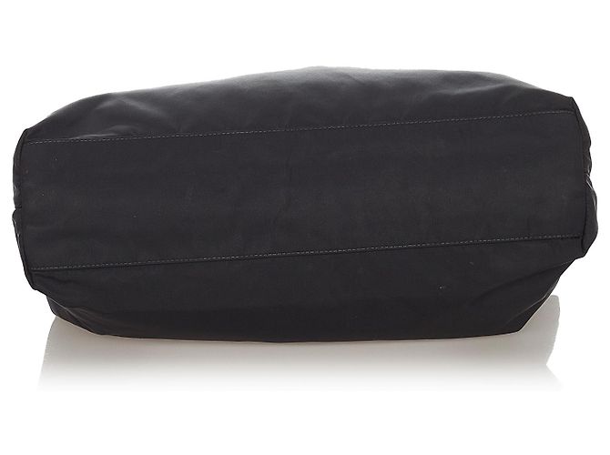 Borsa tote in tessuto nero Prada - vista 4