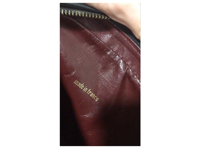 Chanel Camera Bag aus schwarzem Leder - Ansicht 3