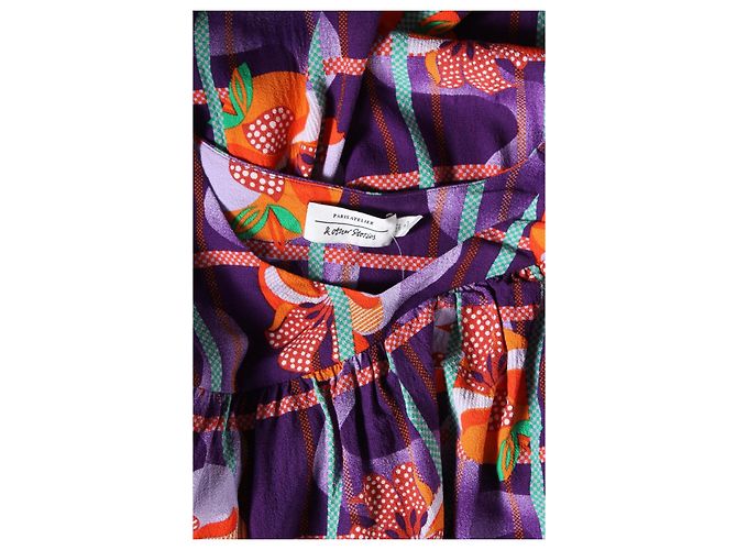 & Other Stories Blumenkleid aus Viskose Mehrfarben - Ansicht 3