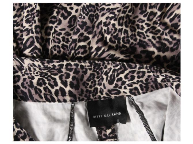 Pantalones con estampado de leopardo Bitte Kai Rand Multicolor - vista 3