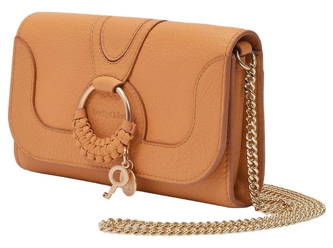 See by Chloé Cartera larga Hana en cuero rosa ruborizado - vista 3