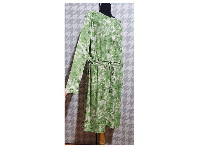 Noa Noa Kleid Grün Viskose XXL - Ansicht 2