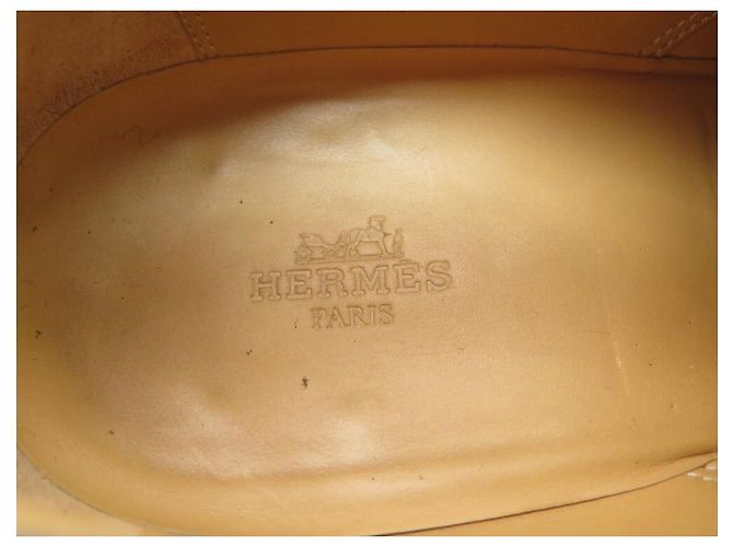 Hermès SCARPE DERBY HERMES 42 IT SCARPE IN PELLE MARRON MARRON MUT Marrone - vista 6