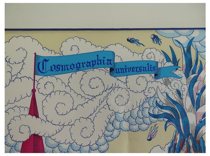 Hermès NUOVA SCIARPA HERMES COSMOGRAPHIA UNIVERSALIS BAJTLIK SQUARE 90 RARO SCIARPA IN SETA Multicolore - vista 3